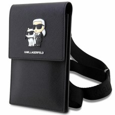 Karl Lagerfeld Handbag KLWBSAKCPMK black/black Saffiano Karl &amp; Choupette
