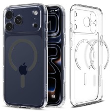 Spigen Ultra Hybrid MagSafe Case for iPhone 17 Pro Max - Clear Gray