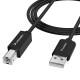 Wozinsky WKDDY4S USB-B - USB-A 480Mb/s Cable 1m - Black
