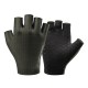 Rockbros Breathable Short Finger Cycling Gloves, Size: L - Green
