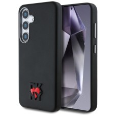 DKNY Leather Heart of NY Case for Samsung Galaxy S25 - Black