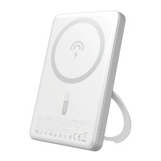 Dudao K28S 20W PD 5000mAh Powerbank with MagSafe and Stand - Silver