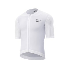 Rockbros 15200025 Short Sleeve Cycling Jersey Size XXL - White
