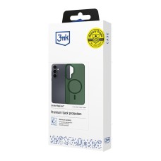 3mk Smoke MagCase for Samsung Galaxy S25 Ultra - Green-Translucent