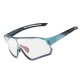 Rockbros 14110009005 Polarized Cycling Glasses for Kids 8-14 Years Old - Blue