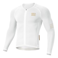 Rockbros YDCX008 Diamond Long Sleeve Cycling Jersey Size M - White