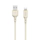 Dudao L7SL USB-A - Lightning 5A cable 1m - beige