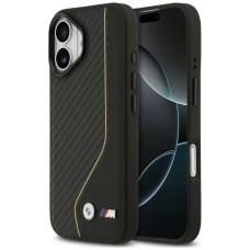 BMW M Carbon Line &amp;amp; Logo MagSafe Case for iPhone 17 - Yellow
