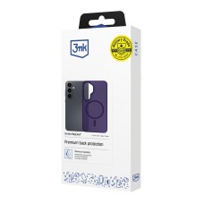 3mk Smoke MagCase for Samsung Galaxy S25 Ultra - Purple-Translucent