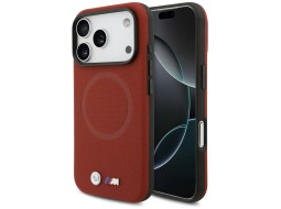BMW M FW Metal Logo MagSafe Case for iPhone 17 Pro - Red