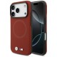 BMW M FW Metal Logo MagSafe Case for iPhone 17 Pro - Red