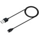 Magnetic charger for Garmin smartwatches with USB-A - black