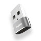 Dudao USB Type-C to USB Adapter Black (L16AC Black)
