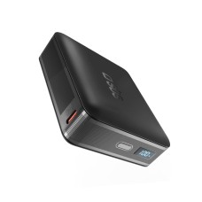 SBS HD 65W 20000mAh USB-C Power Bank with LCD Display - Black