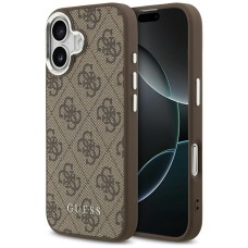 Guess 4G Classic Logo MagSafe case for iPhone 17 - brown