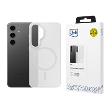 3mk Smoke MagCase for Samsung Galaxy S25 - white-transparent