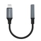 Wozinsky WALJ-01 Lightning adapter - 3.5mm mini jack - black