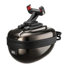 Rockbros rigid hard shell saddle bag, compact, 0.4l capacity - carbon pattern