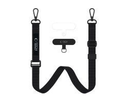 Tech-Protect C65 Rope Crossbody Leash - Black
