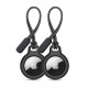 Tech-Protect Rough 2-pack case for Apple AirTag - black