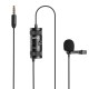 BOYA BY-M1 Pro II Wired Lavalier Microphone - Black