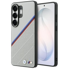 BMW Tricolor Metal Logo MagSafe Case for Samsung Galaxy S26 Ultra - Gray