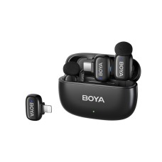 BOYA mini 2-01 wireless microphones 2.4GHz USB-C - black