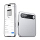 BOYA Notra Voice Recorder with AI Transcription - Silver