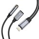 Tech-Protect UltraBoost Lightning (male) / mini jack 3.5mm (female) - Lightning (female) - black