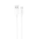 Dudao L4ST USB-A / USB-C cable 2A 1m - white
