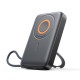Joyroom JR-PBM02 Powerbank 22.5W 10000mAh 3in1 Magnetic Inductive Compatible with MagSafe with Built-in Cable - Black