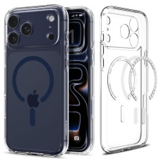 Spigen Ultra Hybrid MagSafe Case for iPhone 17 Pro - Clear Navy Blue