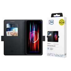 3mk Wallet Case with Flip for Samsung Galaxy A15 5G - Black