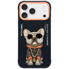 Nimmy Glasses Cool Dog Case for iPhone 17 Pro Max - Black