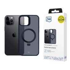 3mk Smoke Case Mag&amp;amp;Stand for Apple iPhone 12 pro max - black