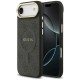 Guess 4G PU Classic Logo MagSafe case for iPhone Air - black
