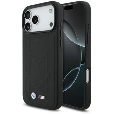 BMW M Quilted Logo MagSafe Case for iPhone 17 Pro Max - Black