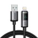 Joyroom S-A16 Pro Prism Series 3A USB-A - Lightning Cable with Display 1.2m - Black
