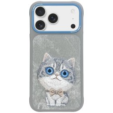 Nimmy Big Eyed Pet 2.0 Cat Case for iPhone 17 Pro - Gray
