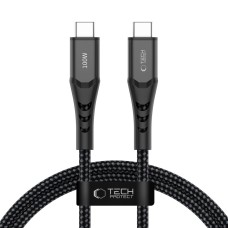 Tech-Protect Ultraboost UB11T USB-C / USB-C PD 100W / QC3.0 Cable 100 cm - Black