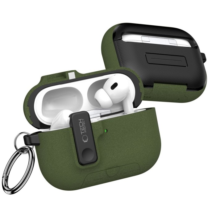 Tech-Protect Slim Hook Case for AirPods Pro 3 - Green