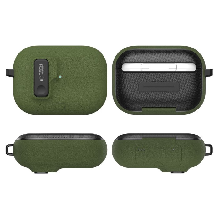 Tech-Protect Slim Hook Case for AirPods Pro 3 - Green