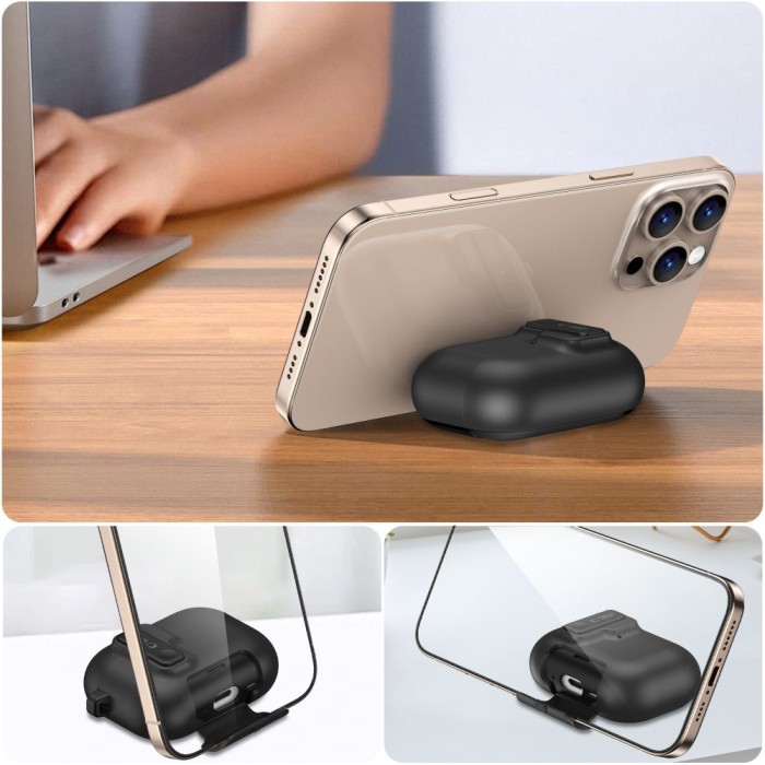 Tech-Protect Slim Hook Case for AirPods Pro 3 - Black