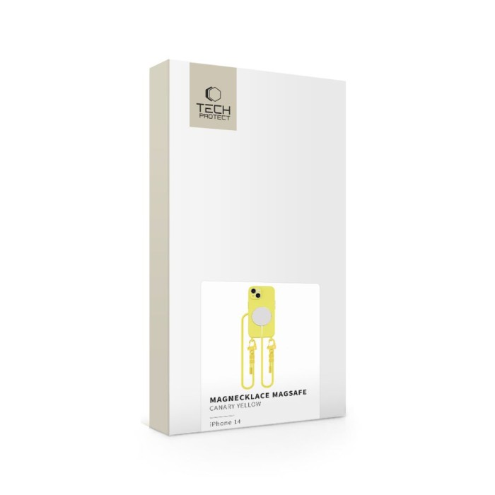 Tech-Protect Magnecklace MagSafe Case for iPhone 14 - Yellow
