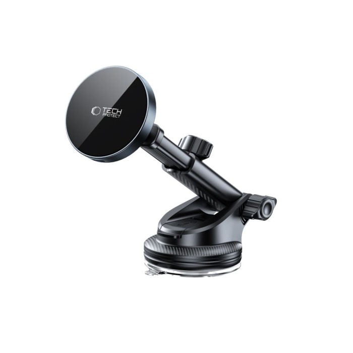 Tech-Protect mm15W-V5 Magnetic MagSafe Car Holder for Cockpit/Windshield/Air Vent - Black
