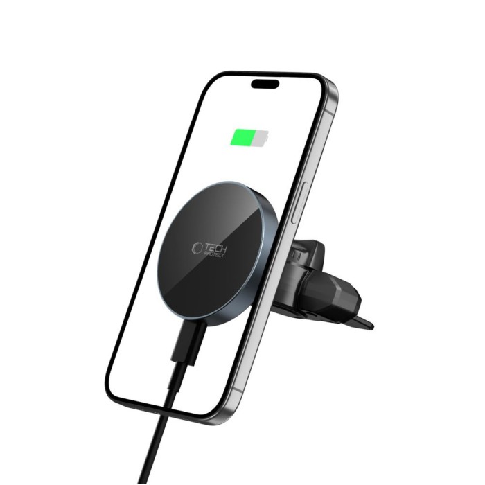 Tech-Protect mm15W-V5 Magnetic MagSafe Car Mount for Air Vent/CD Slot - Black