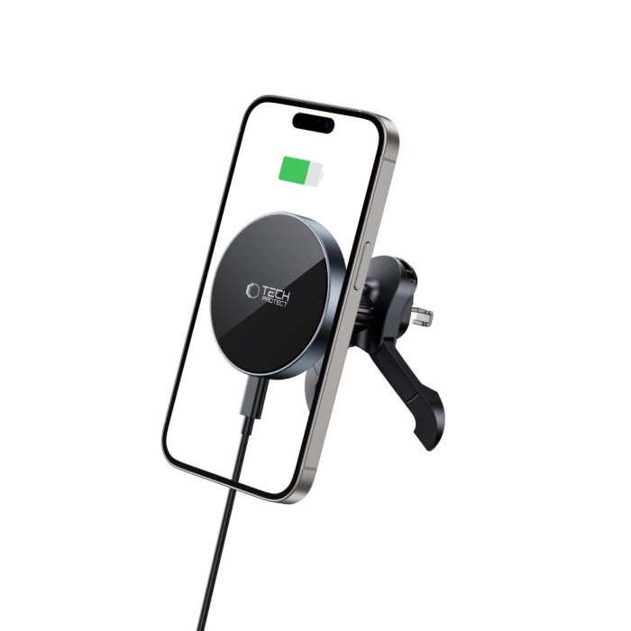 Tech-Protect mm15W-V5 Magnetic MagSafe Car Air Vent Mount - Black