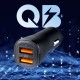 Spigen Essential EV302 30W 2-Port USB-A Car Charger - Black