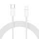 Tech-Protect NC20W Wall Charger with 100 cm USB-C / Lightning Cable - White