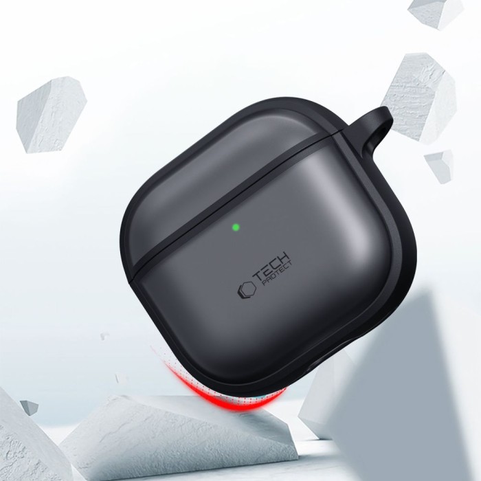 Tech-Protect Silicone Case for AirPods Pro 3 - Matte Black
